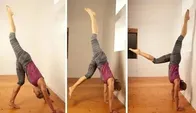 真实反馈：练瑜伽我通过2个阶段，让手倒立更稳定更安全！